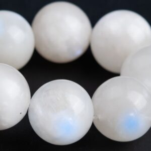10MM Rainbow Moonstone Beads Bracelet India Grade A Genuine Natural Round Gemstone 8" (117390h-3055) 10MM Rainbow Moonstone Beads Bracelet India Grade A Genuine Natural Round Gemstone 8" (117390h-3055)