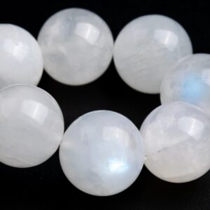 11-12MM Rainbow Moonstone Beads Bracelet Grade A+ Genuine Natural Round Gemstone 7" (118246h-4089) 11-12MM Rainbow Moonstone Beads Bracelet Grade A+ Genuine Natural Round Gemstone 7" (118246h-4089)