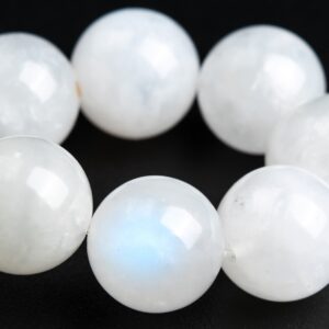 11-12MM Rainbow Moonstone Beads Bracelet Grade A+ Genuine Natural Round Gemstone 7.5" (118136h-4018) 11-12MM Rainbow Moonstone Beads Bracelet Grade A+ Genuine Natural Round Gemstone 7.5" (118136h-4018)