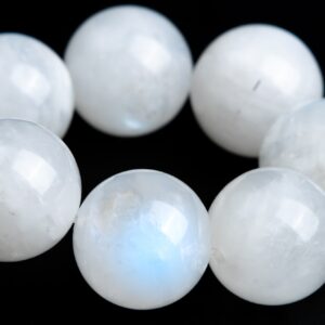 12MM Rainbow Moonstone Beads Bracelet Grade A+ Genuine Natural Round Gemstone 8.5" (118126h-4017) 12MM Rainbow Moonstone Beads Bracelet Grade A+ Genuine Natural Round Gemstone 8.5" (118126h-4017)