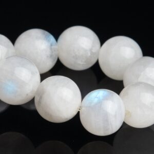 7-8MM Rainbow Moonstone Beads White Bracelet Grade AA Genuine Natural Round Gemstone 7" (118879h-2600) 7-8MM Rainbow Moonstone Beads White Bracelet Grade AA Genuine Natural Round Gemstone 7" (118879h-2600)