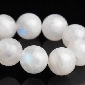 7MM Rainbow Moonstone Beads White Bracelet Grade A+ Genuine Natural Round Gemstone 7" (118881h-2600) 7MM Rainbow Moonstone Beads White Bracelet Grade A+ Genuine Natural Round Gemstone 7" (118881h-2600)