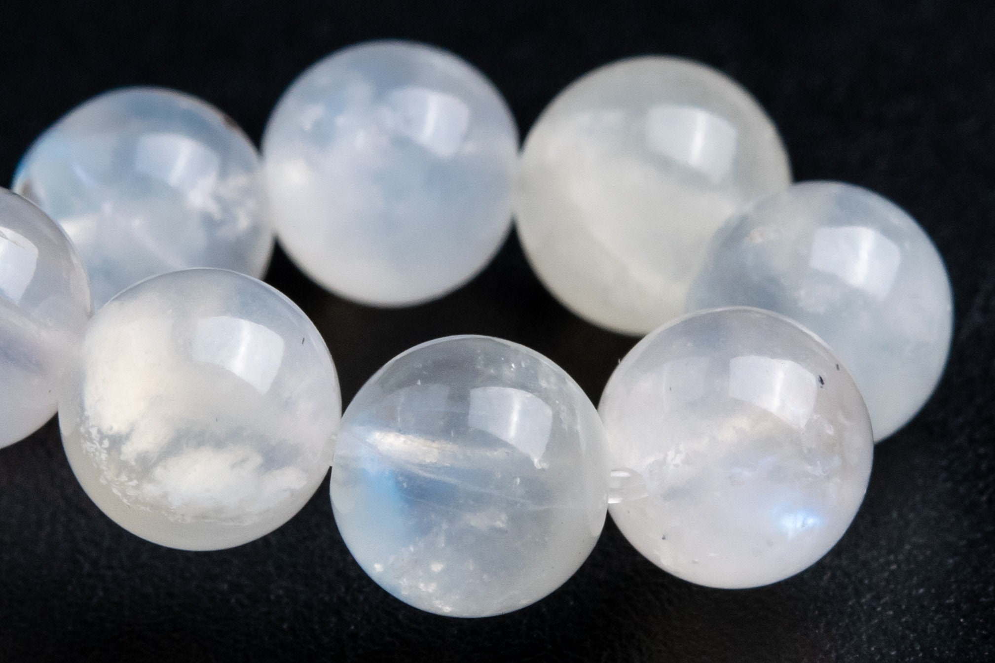 7mm Translucent Rainbow Moonstone Beads Bracelet Grade A Genuine Natural Round Gemstone 6.5" (118278h-2588) 7mm Translucent Rainbow Moonstone Beads Bracelet Grade A Genuine Natural Round Gemstone 6.5" (118278h-2588)