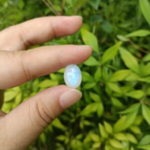Rainbow Moonstone Cabochon Oval Shaped 14x10mm
