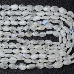 13 Inches Strand Natural Rainbow Moonstone Tumble Beads 5x7mm To 6x10mm Smooth Nuggets Gemstone Beads Blue Fire Moonstone Plain Beads No5300 13 Inches Strand Natural Rainbow Moonstone Tumble Beads 5x7mm To 6x10mm Smooth Nuggets Gemstone Beads Blue Fire Moonstone Plain Beads No5300