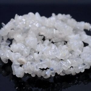 5-6MM Rainbow Moonstone Gemstone Pebble Nugget Chip Loose Beads 34 inch (80001747-A15) 5-6MM Rainbow Moonstone Gemstone Pebble Nugget Chip Loose Beads 34 inch (80001747-A15)