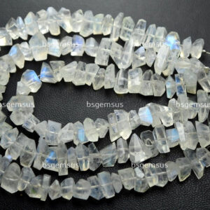 7 Inch Strand,Natural Rainbow Moonstone Faceted Fancy Nuggets Shape Size 7-8mm 7 Inch Strand,Natural Rainbow Moonstone Faceted Fancy Nuggets Shape Size 7-8mm