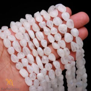 Aaa+ White Rainbow Smooth Nugget Beads,natural Rainbow Moonstone Pebble Nugget Beads,13" Tumble Gemstone Beads For Handmade Jewelry Aaa+ White Rainbow Smooth Nugget Beads,natural Rainbow Moonstone Pebble Nugget Beads,13" Tumble Gemstone Beads For Handmade Jewelry