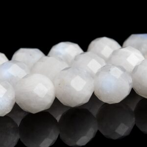 5MM Rainbow Moonstone Beads Grade A+ Genuine Natural Gemstone Faceted Round Loose Beads 15" / 7.5" Bulk Lot Options (119468