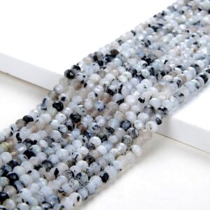 Rainbow Moonstone Gemstone Grade A Micro Faceted Round 2MM 3MM 5MM Loose Beads BULK LOT 1,2,6,12 and 50 (P11)