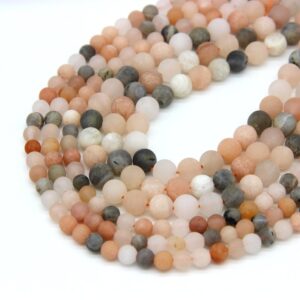 Matte Moonstone Beads 6mm 8mm Multi Color Moonstone Rainbow Moonstone Beads Pink Orange White Gray Moonstone Beads Mala Beads Supplies Matte Moonstone Beads 6mm 8mm Multi Color Moonstone Rainbow Moonstone Beads Pink Orange White Gray Moonstone Beads Mala Beads Supplies