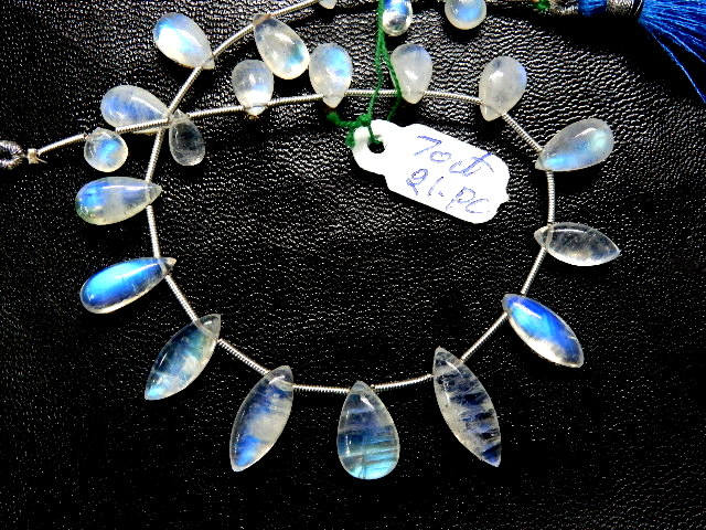 On Sale/rainbow Moonstone Beads,rainbow Moonstone Briolette/rainbow Moonstone Pear-drops/aaa Rainbow Moonstone/free Shippingfree Shipping