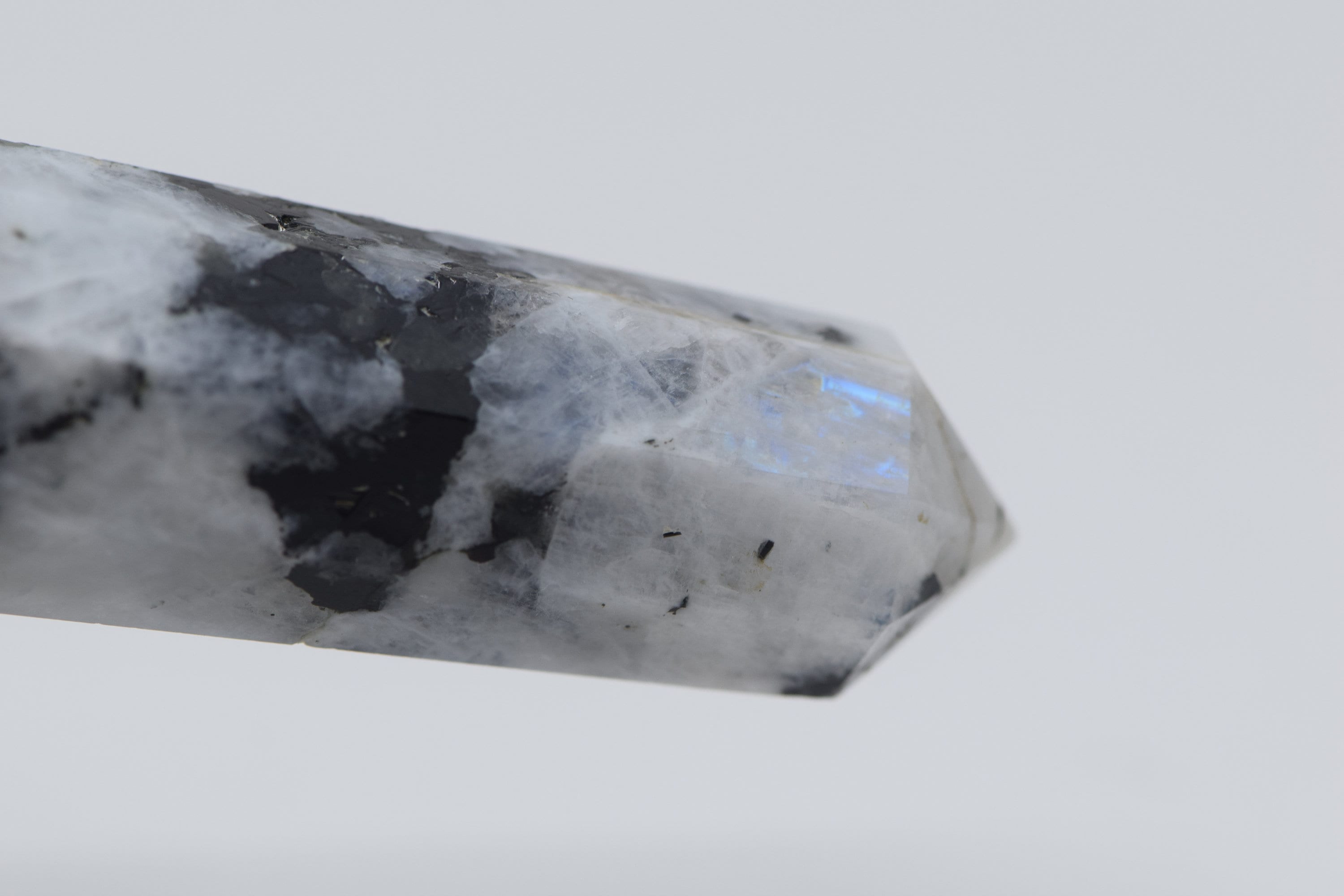 Blue Flash Rainbow Moonstone Tower