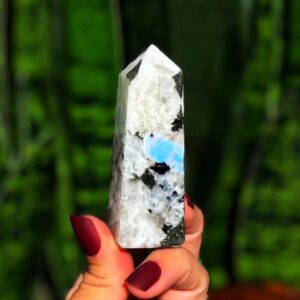 Rainbow Moonstone Crystal Tower - Moonstone Crystal