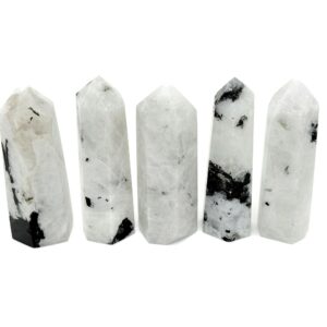 Rainbow Moonstone Obelisk Tower Stone - Gemstone Tower - Meditation Gemstone - Crystal Gifts - Home Crystal Decor - Tw1132