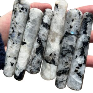 One Rainbow Moonstone Massage Wand, Crystal Wand, Flashy Moonstone, Blue Flash, Divine Feminine, Reiki Healing Wand, Gemstone Massager, One Rainbow Moonstone Massage Wand, Crystal Wand, Flashy Moonstone, Blue Flash, Divine Feminine, Reiki Healing Wand, Gemstone Massager,