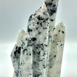 Rainbow Moonstone Cluster: Aura Quartz Reiki Healing Crystal, Spiritual Home Decor