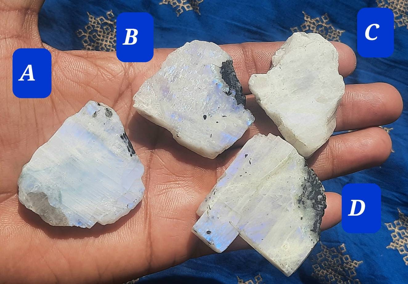 Natural White Rainbow Moonstone Rough,real Rainbow Specimen,blackish Rainbow Slabs,rainbow Raw Material,rainbow Slice,black Spot Rainbow Raw