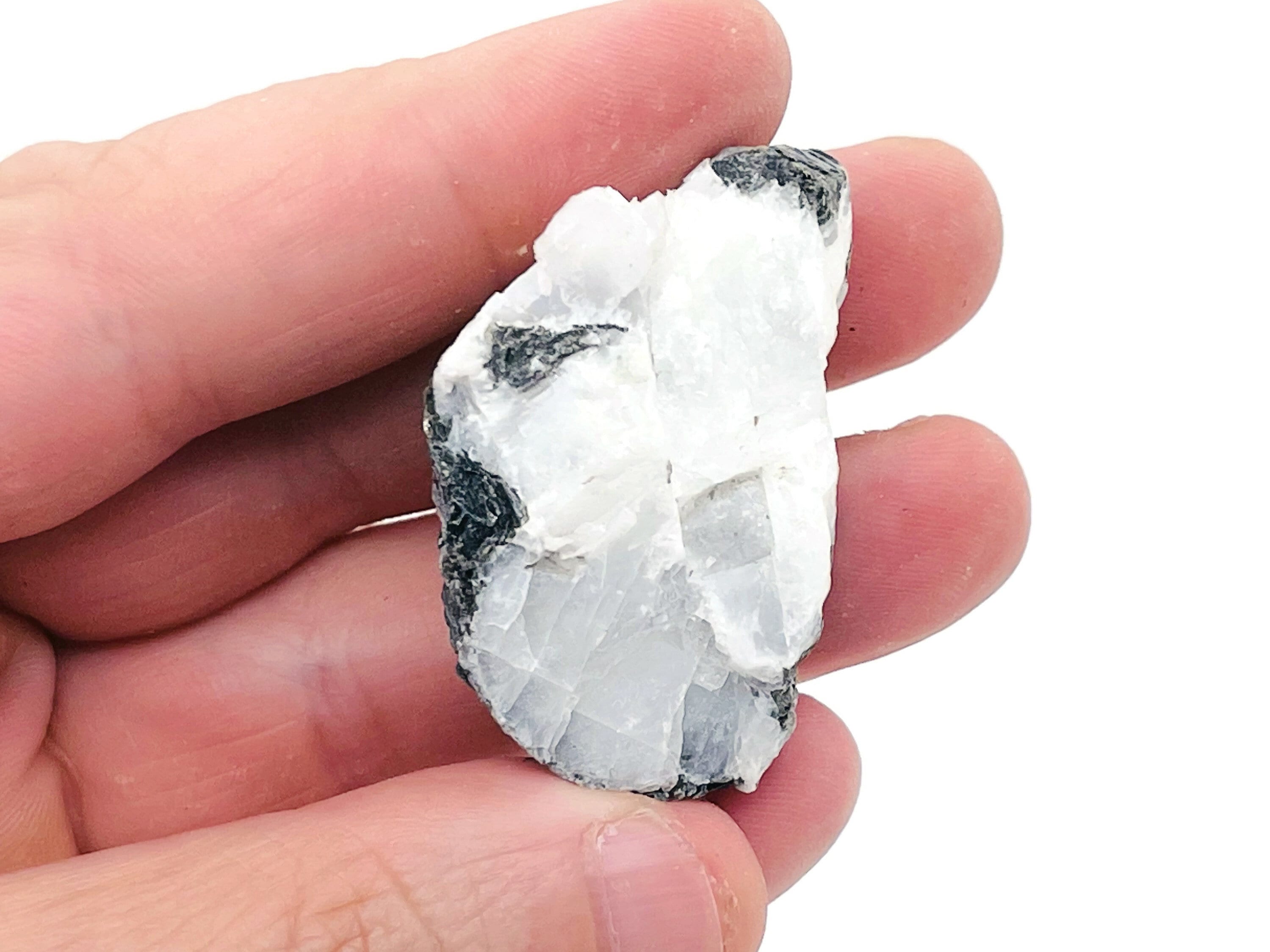 Raw Rainbow Moonstone - Rough Rainbow Moonstone – Healing Stone - Gemstone – Chunk Crystal - Ra1144
