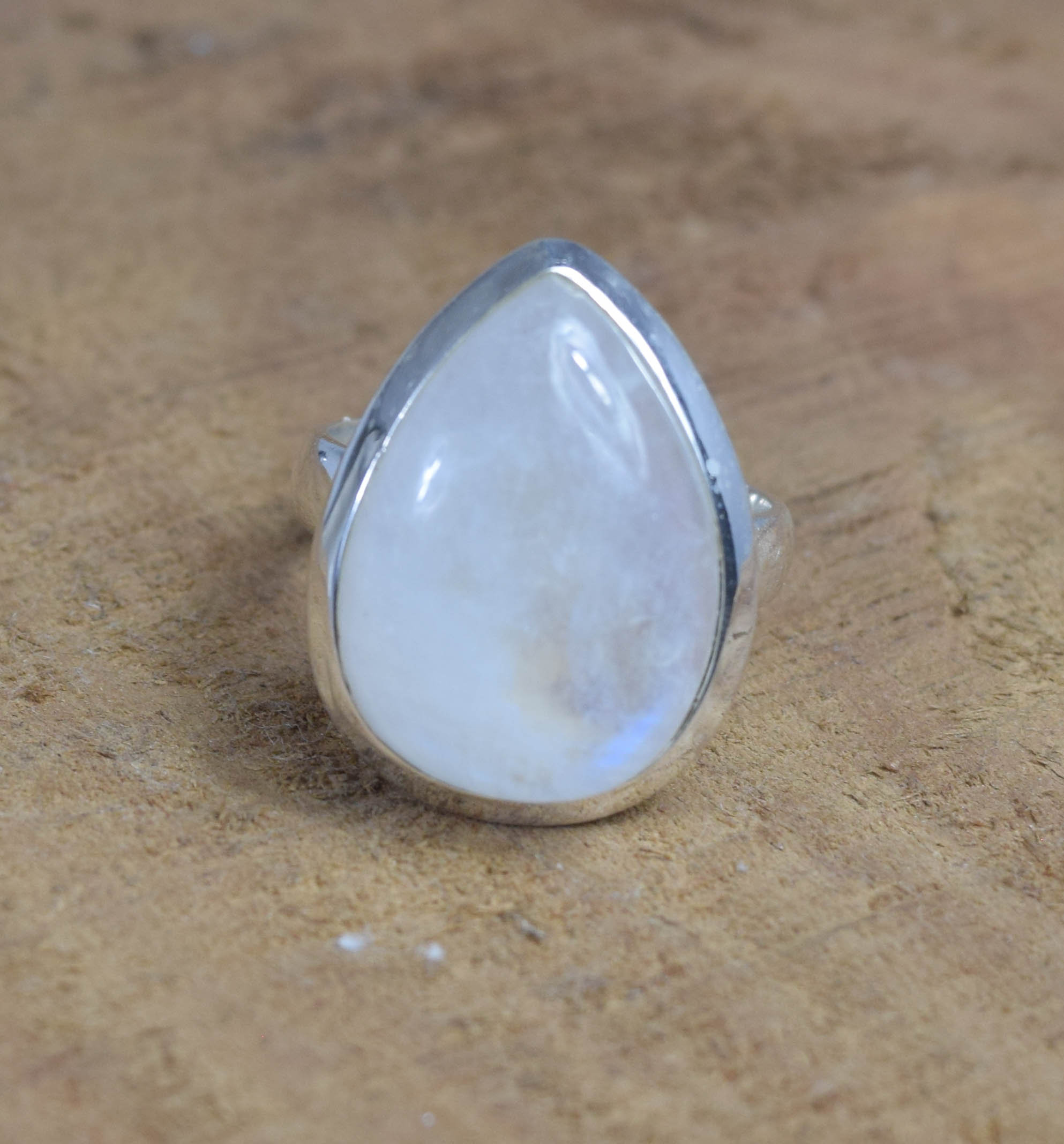 Rainbow Moonstone Ring: Sterling Silver Gemstone Jewelry, June Birthstone Rainbow Moonstone Ring: Sterling Silver Gemstone Jewelry, June Birthstone