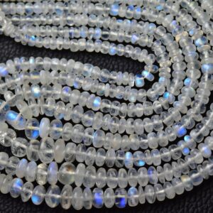 Aaa Natural Rainbow Moonstone Plain Rondelle Beads 4mm To 9mm Smooth Rondelle Gemstone Beads Moonstone Plain Beads 9 Inch Strand No6364 Aaa Natural Rainbow Moonstone Plain Rondelle Beads 4mm To 9mm Smooth Rondelle Gemstone Beads Moonstone Plain Beads 9 Inch Strand No6364