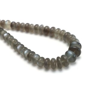 Gray Moonstone Smooth Rondelle Beads, 6 Mm To 15.5 Mm, Rainbow Moonstone Jewelry Making Beads, 16 Inches Full Strand, Price Per Strand Gray Moonstone Smooth Rondelle Beads, 6 Mm To 15.5 Mm, Rainbow Moonstone Jewelry Making Beads, 16 Inches Full Strand, Price Per Strand