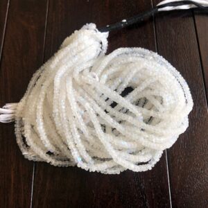 Natural Rainbow Moonstone Rondelle Beads, 4mm To 4.5mm Natural Rainbow Moonstone Smooth Beads, 12 Inch Strand, GDS1750 Natural Rainbow Moonstone Rondelle Beads, 4mm To 4.5mm Natural Rainbow Moonstone Smooth Beads, 12 Inch Strand, GDS1750