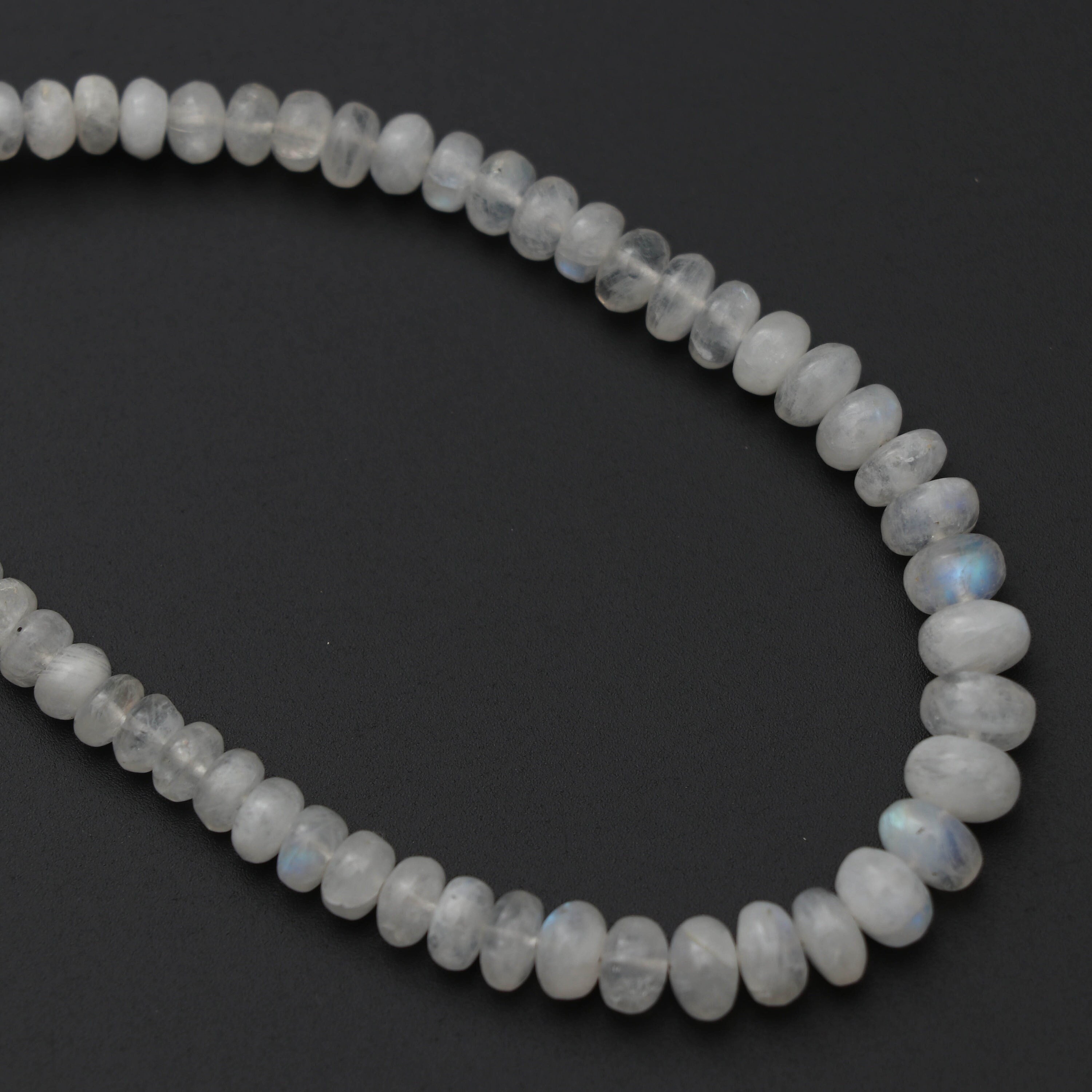 Natural Rainbow Moonstone Smooth Roundel Beads, 4 Mm To 7 Mm, Rainbow Beads, Moonstone Strand, 8 Inch Full Strand, Per Strand Price Natural Rainbow Moonstone Smooth Roundel Beads, 4 Mm To 7 Mm, Rainbow Beads, Moonstone Strand, 8 Inch Full Strand, Per Strand Price