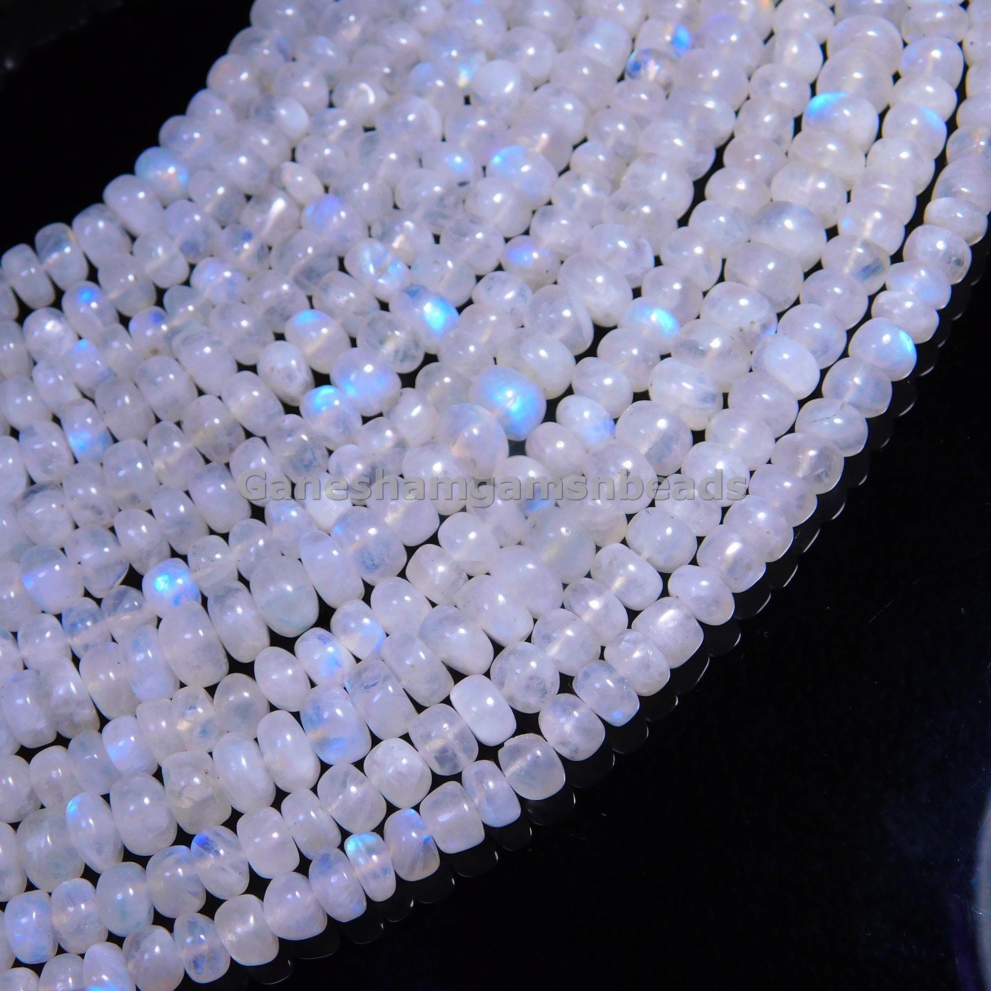 Rainbow Moonstone Smooth Rondelle Beads Moonstone Beads 6-6.5 Mm Rainbow Moonstone Plain Strand Aaa+ Flashy Rainbow Beads, Blue Fire Rainbow Rainbow Moonstone Smooth Rondelle Beads Moonstone Beads 6-6.5 Mm Rainbow Moonstone Plain Strand Aaa+ Flashy Rainbow Beads, Blue Fire Rainbow