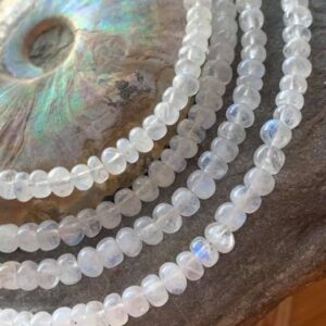 Rainbow Moonstone Smooth Rustic Rondelle Round Beads 4 mm handcut / Glowing Moonstone Gemstone Beads Rainbow Moonstone Smooth Rustic Rondelle Round Beads 4 mm handcut / Glowing Moonstone Gemstone Beads