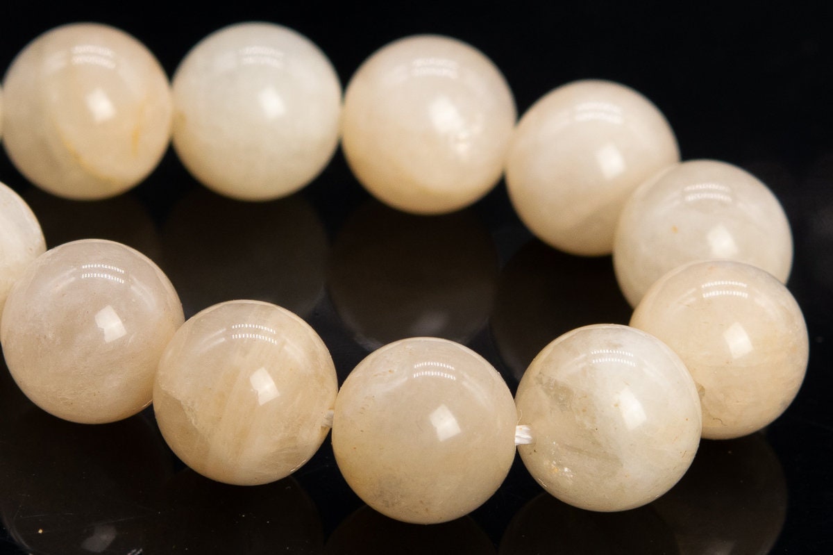 10mm Milky Rainbow Moonstone Beads Ab Genuine Natural Gemstone Half Strand Round Loose Beads 7.5" Bulk Lot 1,3,5,10,50 (104214h-1148)