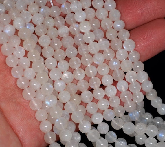 6mm Aura Rainbow Moonstone Gemstone Grade A White Round 6mm Loose Beads 16 Inch Full Strand (90147829-142) 6mm Aura Rainbow Moonstone Gemstone Grade A White Round 6mm Loose Beads 16 Inch Full Strand (90147829-142)