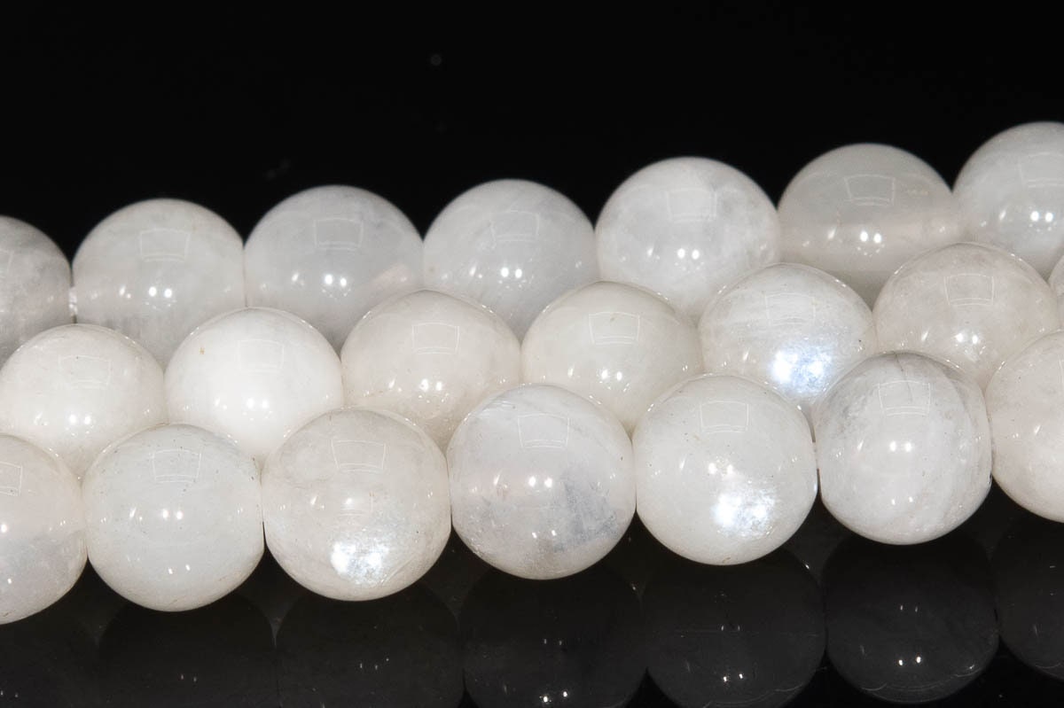 6mm Milky Yellow Rainbow Moonstone Beads Grade A+ Genuine Natural Gemstone Full Strand Round Bead 15.5"/7.5" Bulk Lot Options (110727-3230)