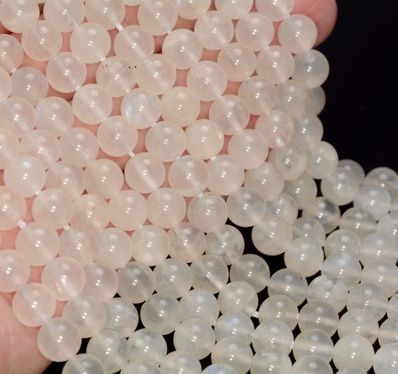 8mm Rainbow Moonstone Gemstone Grade Aa Round 8mm Loose Beads 7.5 Inch Half Strand Bulk Lot 1,2,6,12 And 50 (90191640-181)