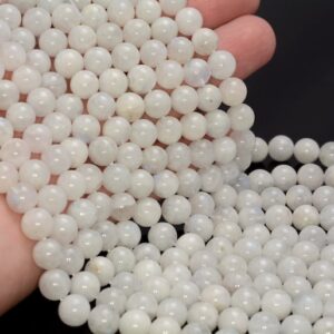8mm Rainbow Moonstone Gemstone Grade A Round 8mm Loose Beads 15.5 inch Full Strand LOT 1,2,6,12 and 50 (80005567-471) 8mm Rainbow Moonstone Gemstone Grade A Round 8mm Loose Beads 15.5 inch Full Strand LOT 1,2,6,12 and 50 (80005567-471)