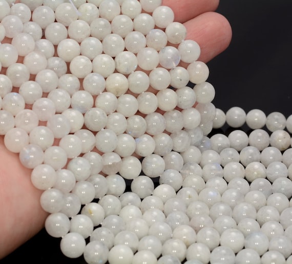 8mm Rainbow Moonstone Gemstone Grade A Round 8mm Loose Beads 15.5 Inch Full Strand Lot 1,2,6,12 And 50 (80005567-471)