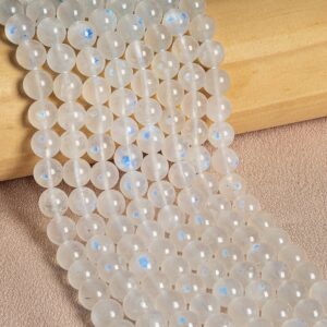 Indian Rainbow Moonstone Beads Genuine Natural Round Gemstone Beads For Jewelry Making Indian Rainbow Moonstone Beads Genuine Natural Round Gemstone Beads For Jewelry Making