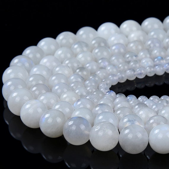 Natural Indian Rainbow Moonstone Gemstone Grade Aaa Round 3mm 4mm 5mm 6mm 7mm 8mm 9mm 10mm 11mm 12mm 13mm 14mm Loose Beads Bulk(d146 D147)