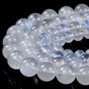 Natural Rainbow Moonstone Strong Blue Flash Gemstone Grade AAA Round 6MM 7MM 8MM 9MM 10MM 11MM Loose Beads BULK LOT(D382 D383) Natural Rainbow Moonstone Strong Blue Flash Gemstone Grade AAA Round 6MM 7MM 8MM 9MM 10MM 11MM Loose Beads BULK LOT(D382 D383)