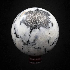 195MM Rainbow Moonstone Sphere: Reiki Charged Crystal Decor 195MM Rainbow Moonstone Sphere: Reiki Charged Crystal Decor