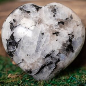 Rainbow MOONSTONE Crystal Heart - Self Care, Mom Gift, Home Decor, Healing Crystals and Stones, E1823
