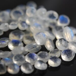 Rainbow Moonstone Mini Hearts