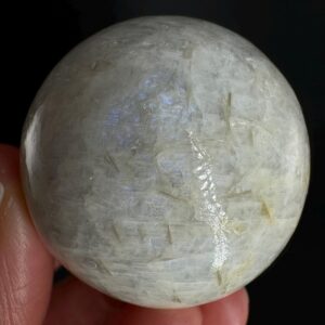 Rainbow Moonstone Sphere | Feldspar Crystal Ball (38mm)