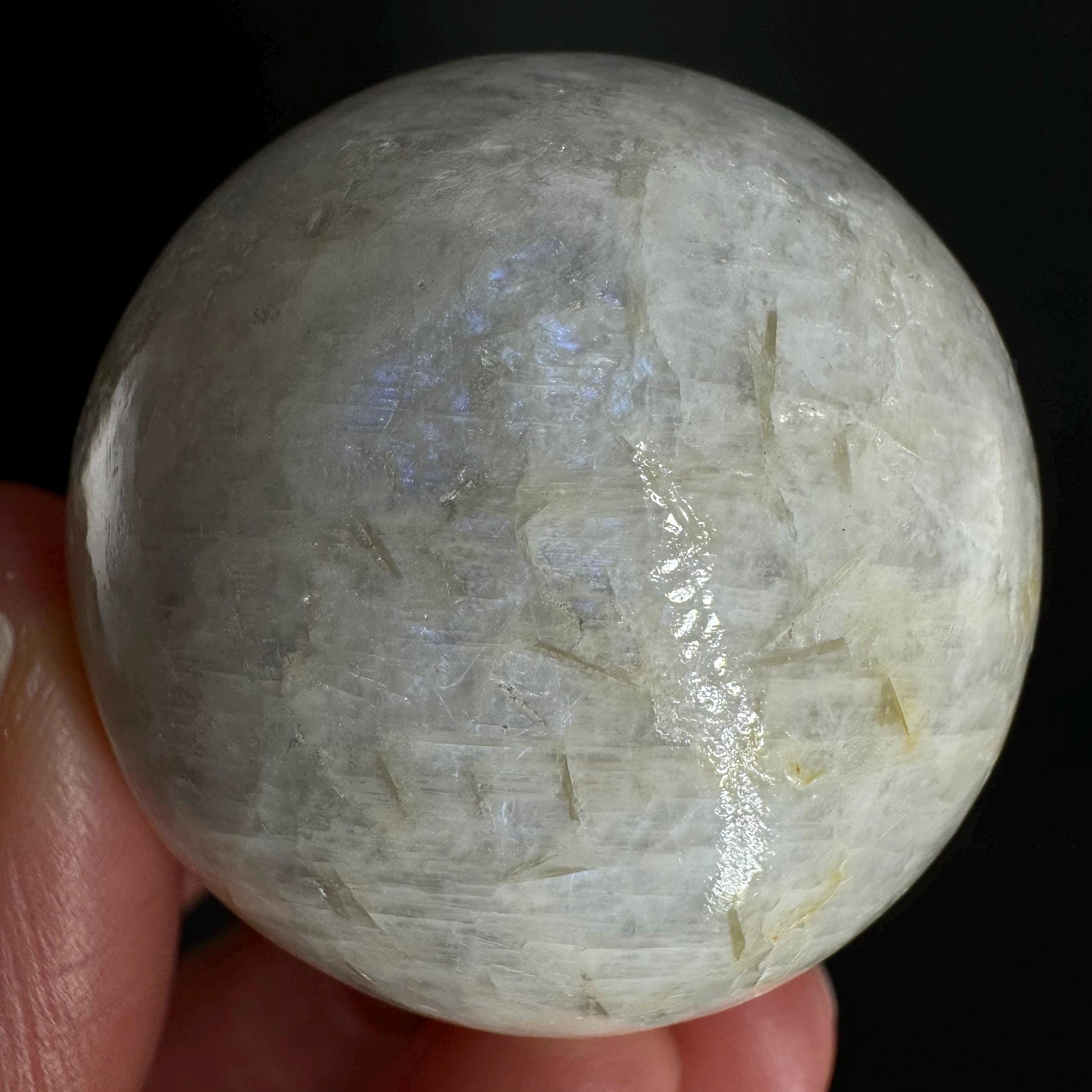 Rainbow Moonstone Sphere | Feldspar Crystal Ball (38mm)