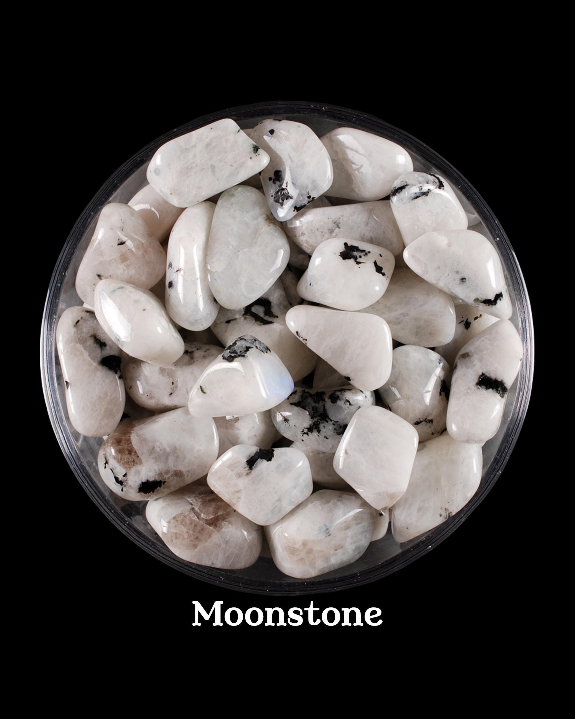 Rainbow Moonstone Tumbled Stone, Intuition, Emotional Balance And Divine Feminine Crystal, Hope Protection Gemstone, Gift For Cancer Pisces
