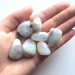 Rainbow Moonstone Tumble Stone 15-20mm Rainbow Moonstone Tumble Stone 15-20mm