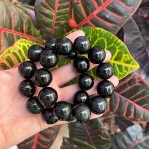 Black Rainbow Obsidian Stretch Healing Bracelet, 19-20mm Round Gemstone Beads Finished Jewelry Bracelet for Gift - 1piece Black Rainbow Obsidian Stretch Healing Bracelet, 19-20mm Round Gemstone Beads Finished Jewelry Bracelet for Gift - 1piece