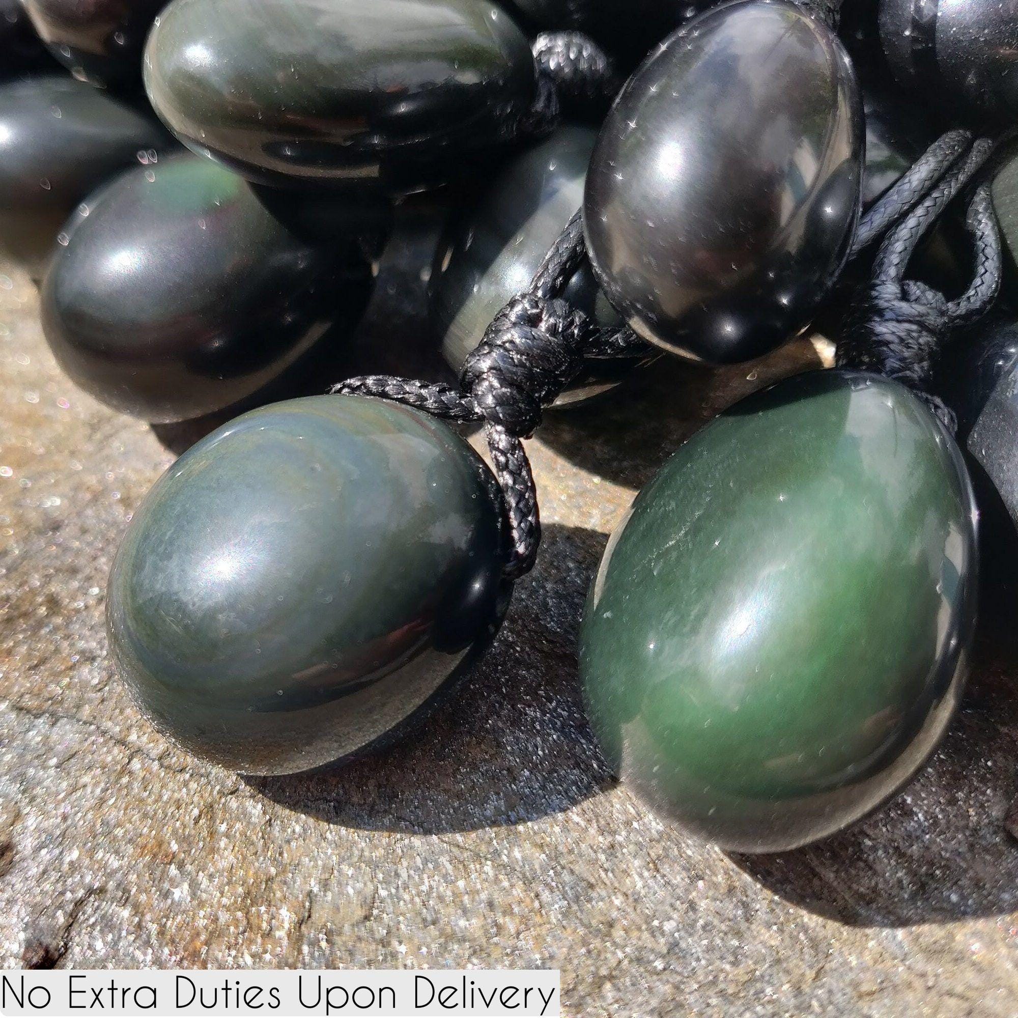 Rainbow Obsidian Necklace For Men And Women,  Black Stone Necklace With Rainbow Fire, Negativity Protection Crystal Jewelry, Scorpio Gifts