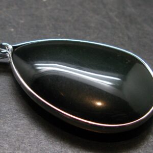Rainbow Obsidian Silver Plated Pendant, From Mexico - 18.18 Grams 2.1" Rainbow Obsidian Silver Plated Pendant, From Mexico - 18.18 Grams 2.1"