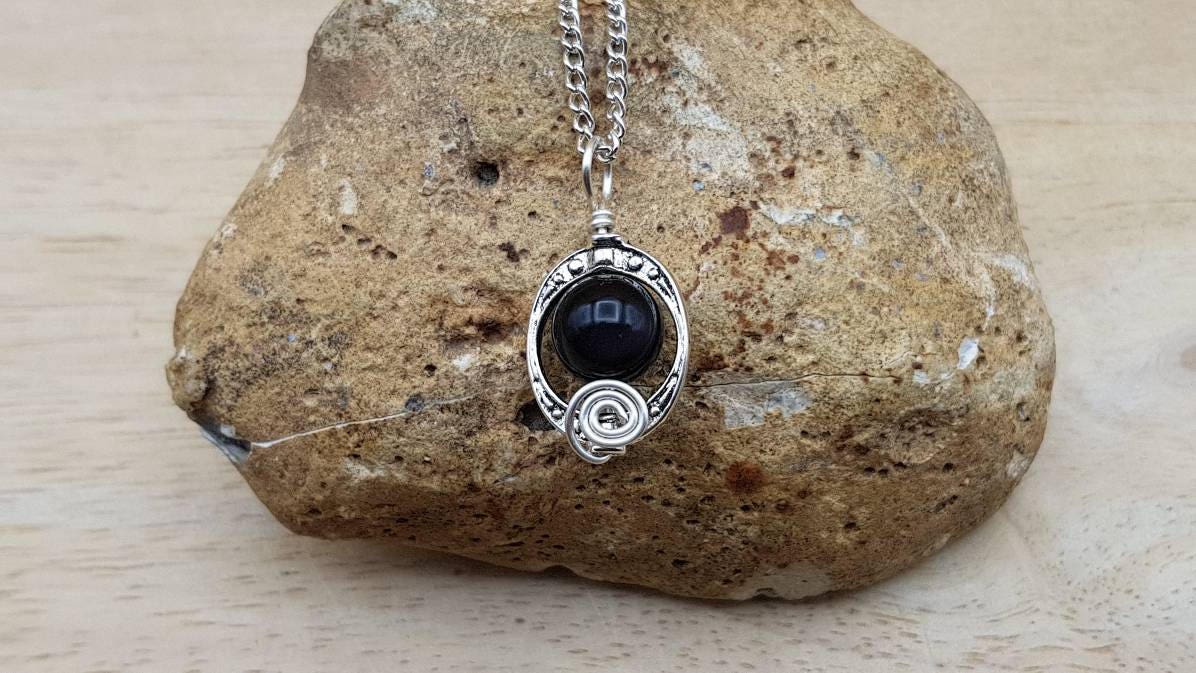 Small Rainbow Obsidian Pendant. Reiki Jewelry Uk. Silver Plated Wire Wrapped Pendant. Oval Frame Necklace. 10mm Stone Small Rainbow Obsidian Pendant. Reiki Jewelry Uk. Silver Plated Wire Wrapped Pendant. Oval Frame Necklace. 10mm Stone
